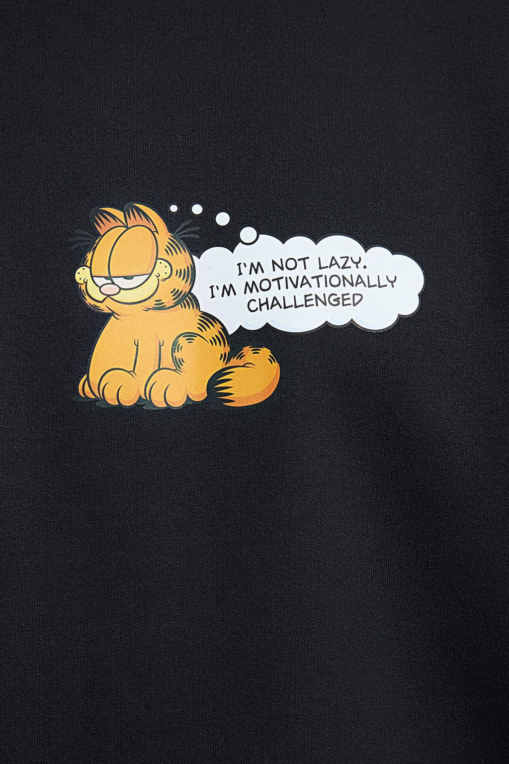 TRENDYOL MAN Gri Erkek Garfield Orijinal Lisansl? Regular/Normal Kesim Bisiklet Yaka Sweatshirt TMNAW21SW0569 - Trendyolmilla фото 4