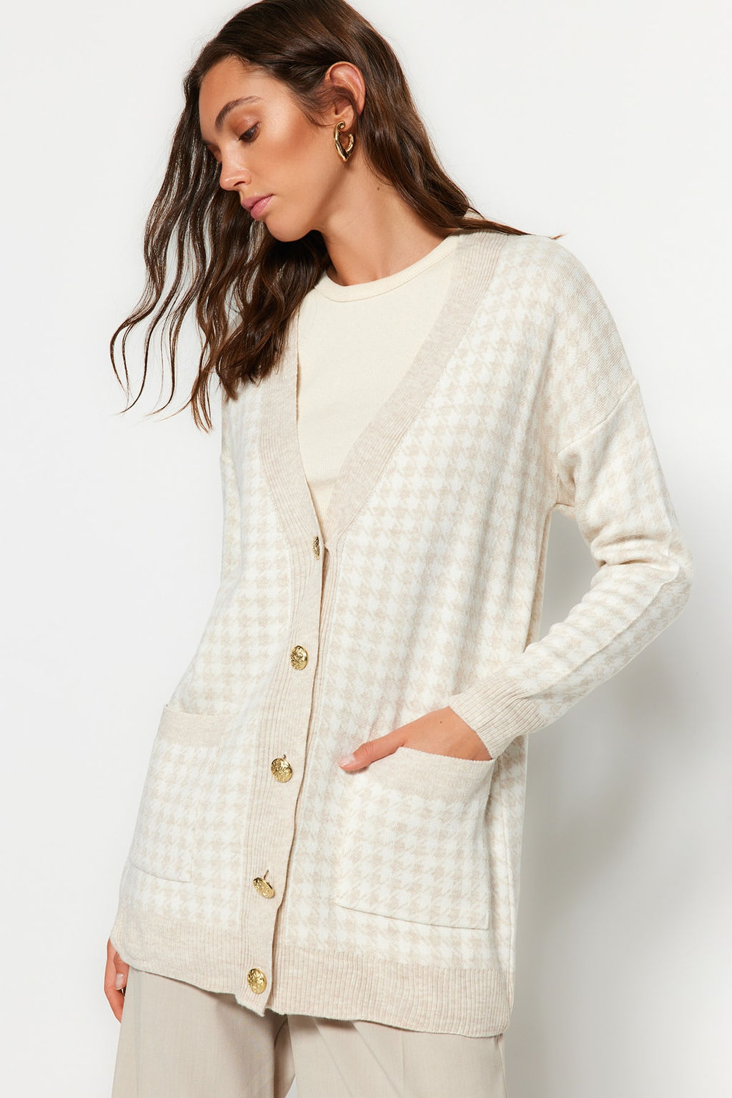 Tas Genis Kal?p Kazayag? Triko H?rka TWOAW22HI0179