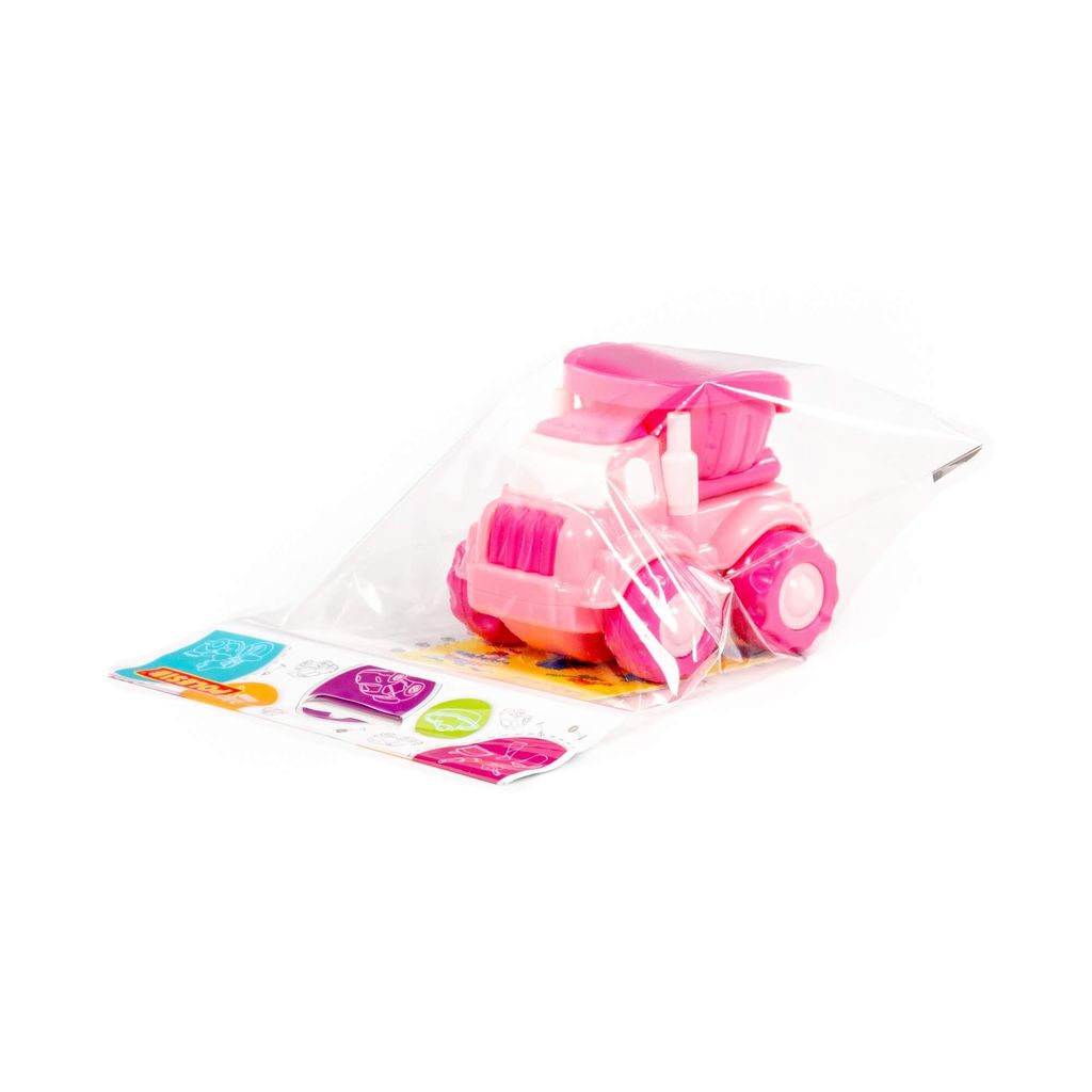 Оскар, автомобиль-самосвал инерционный (розовый) (в пакете) - Полесье фото 10