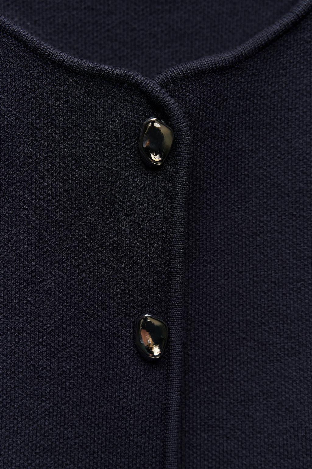 BUTTONED KNIT VEST TOP - Zara фото 10