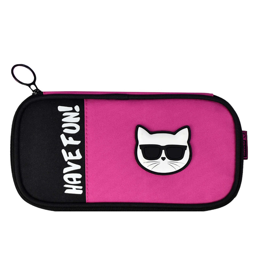 Пенал школьный, арт.58361/ 24 КОТ В ОЧКАХ - Феникс+ фото 2