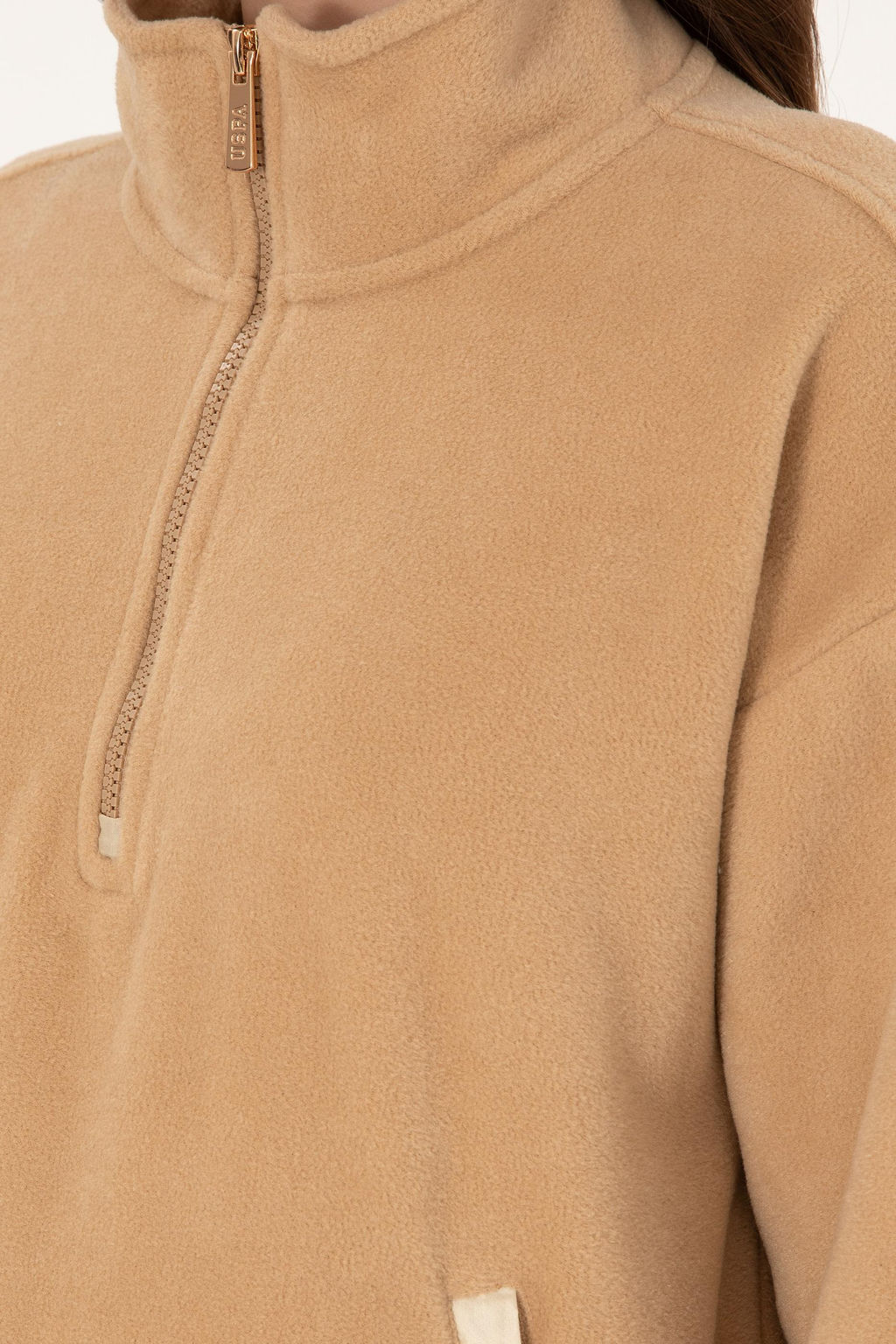 Женский свитшот песочного цвета Неожиданная скидка в корзине - U.s. polo assn фото 7