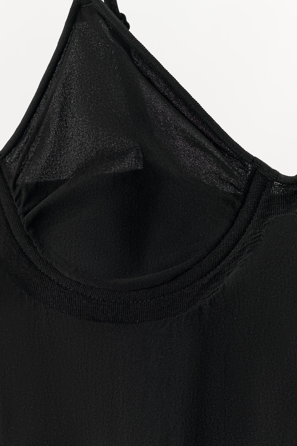 SHEER BODYSUIT WITH POLYAMIDE STRAPS - Zara фото 6