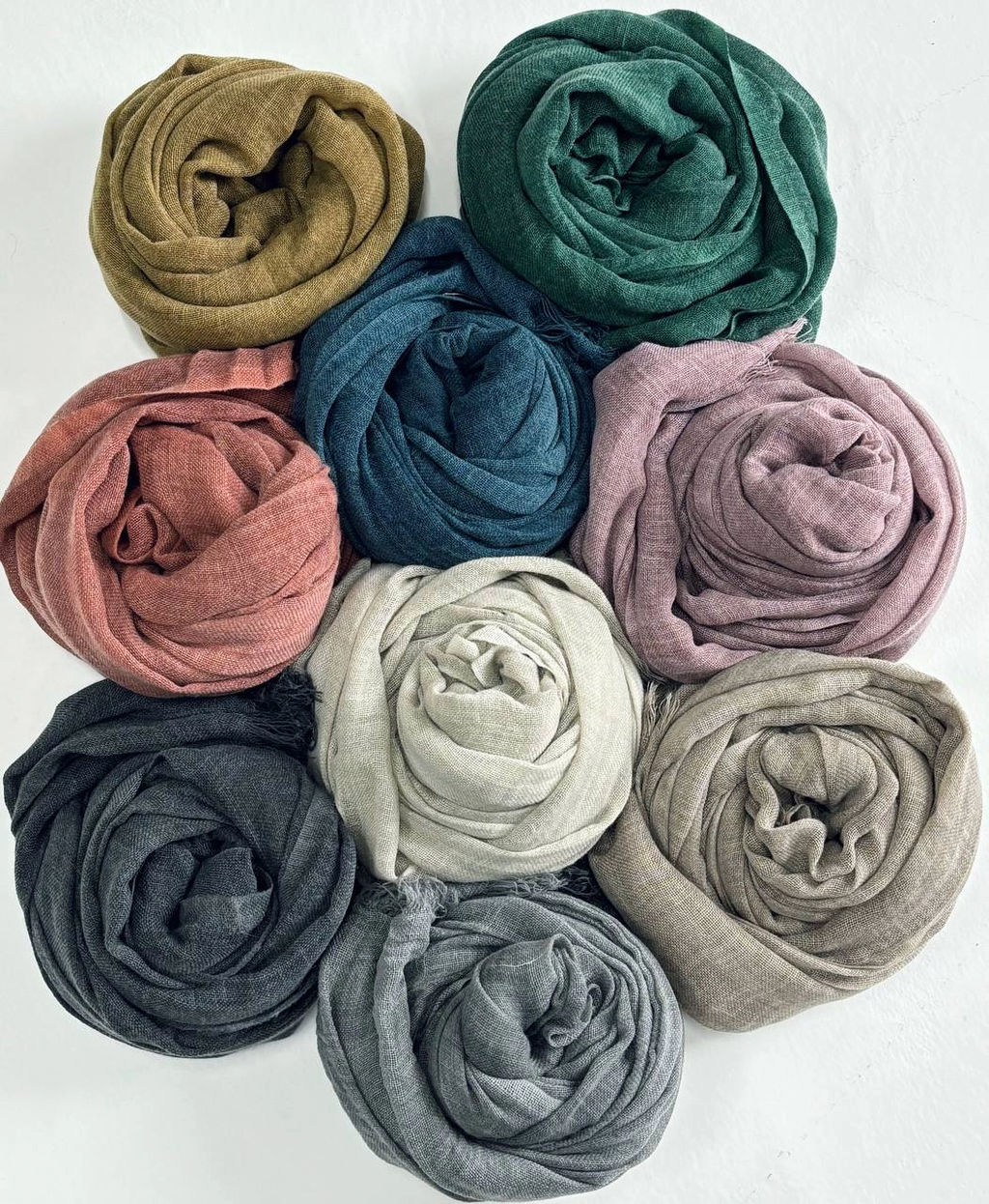 Палантин 210*100см в ассортименте 33-0002 бежевый