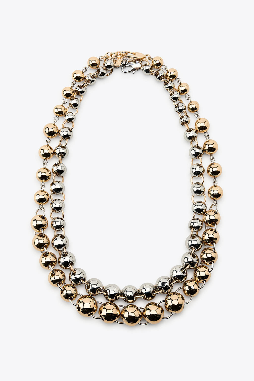 PACK OF 2 COMBINED BEAD NECKLACES - Zara фото 2
