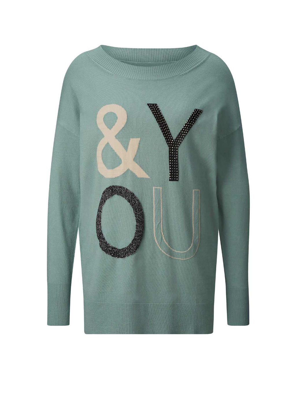 Пуловер, цвета изумруда - Linea tesini фото 2