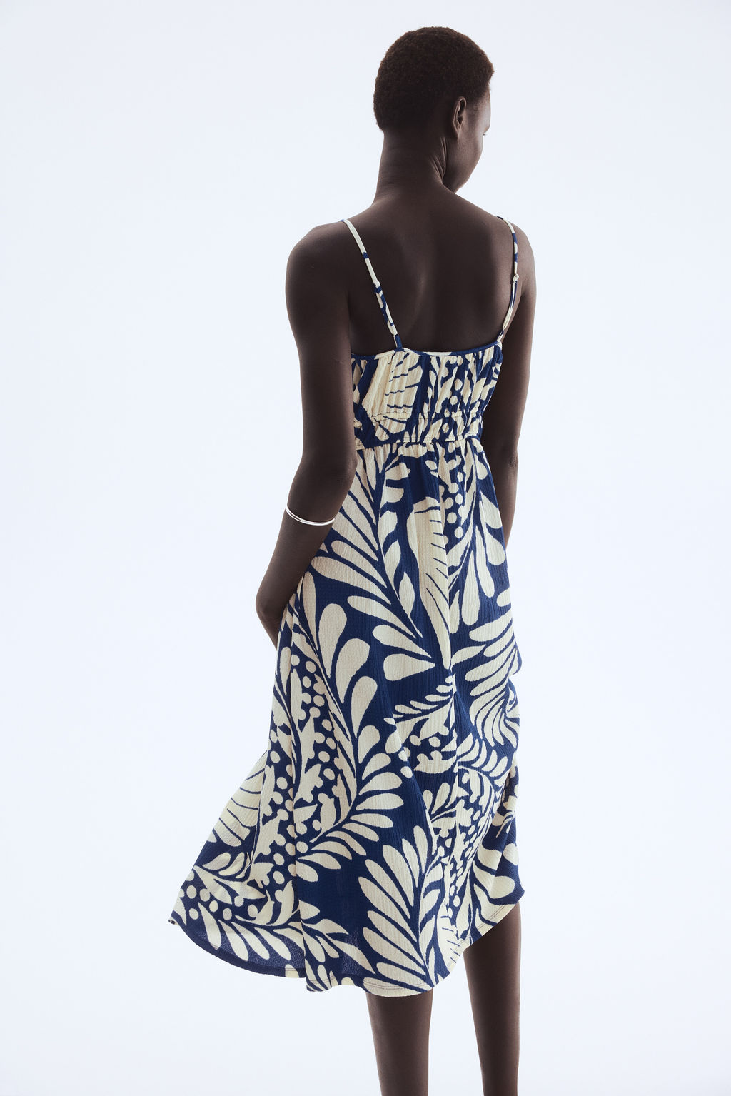 Vestido de punto efecto arrugado - H&m фото 6