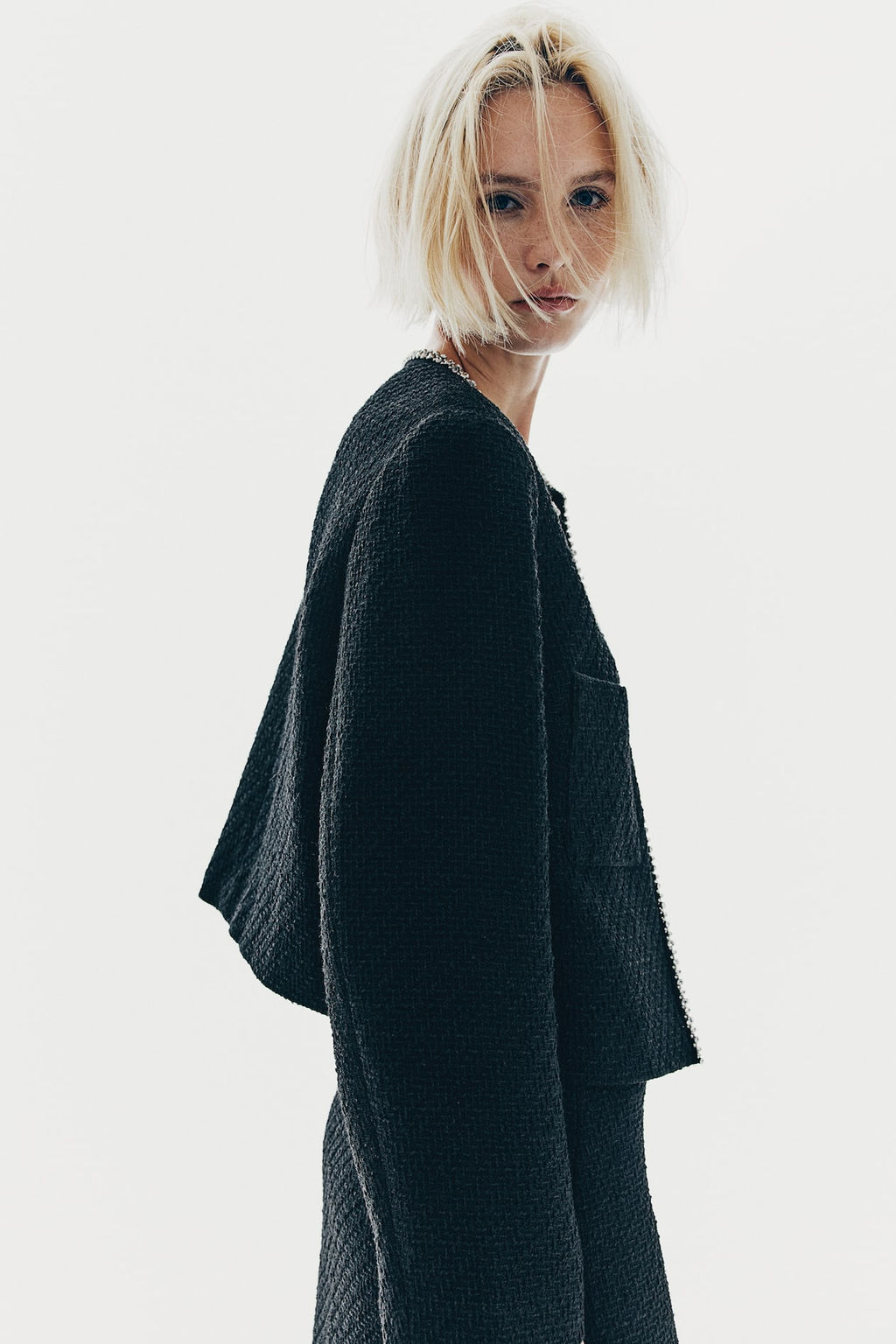 Chaqueta de boucle con strass - H&m фото 4
