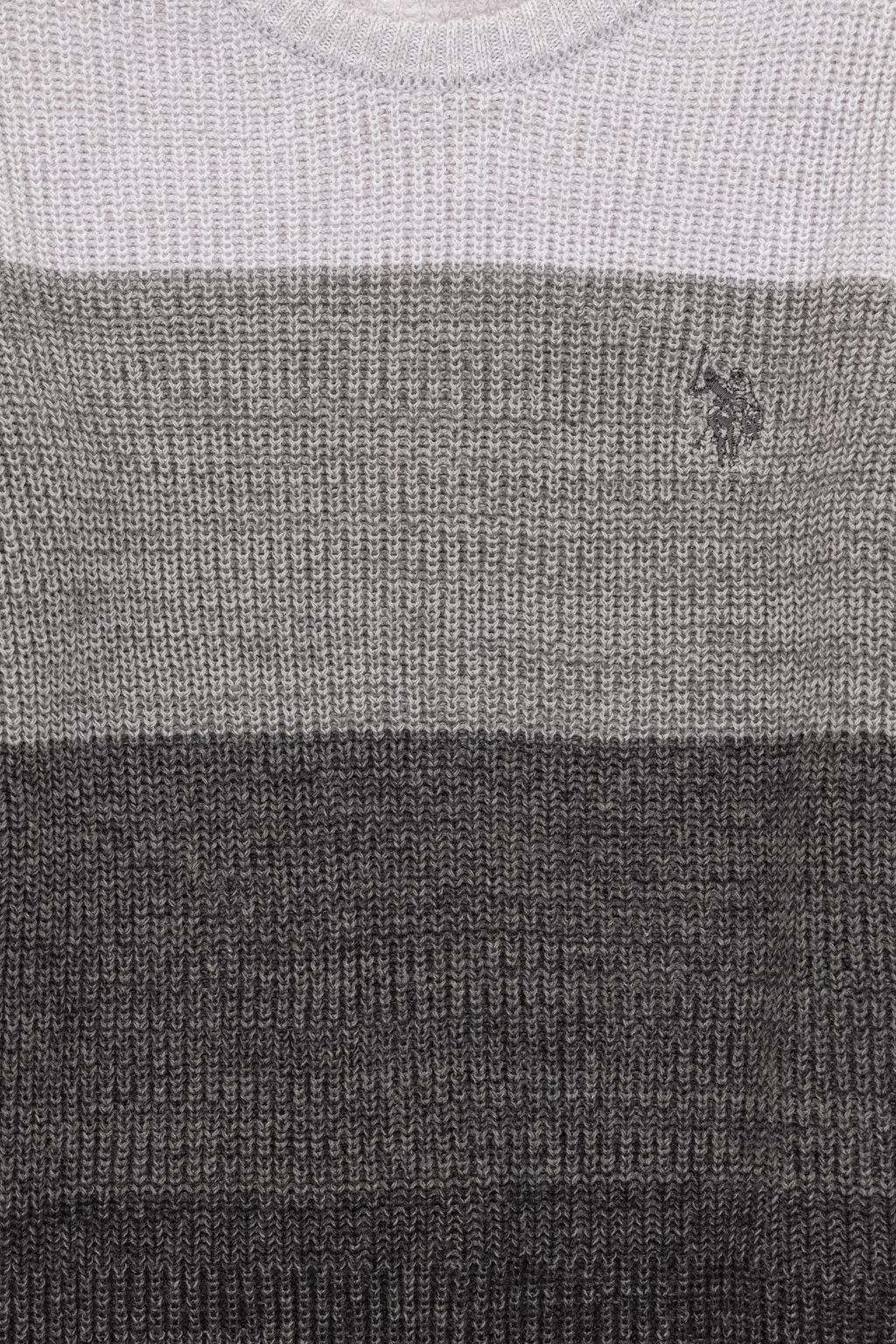 Меланжевый свитер антрацитового цвета для мальчика Неожиданная скидка в корзине - U.s. polo assn фото 3