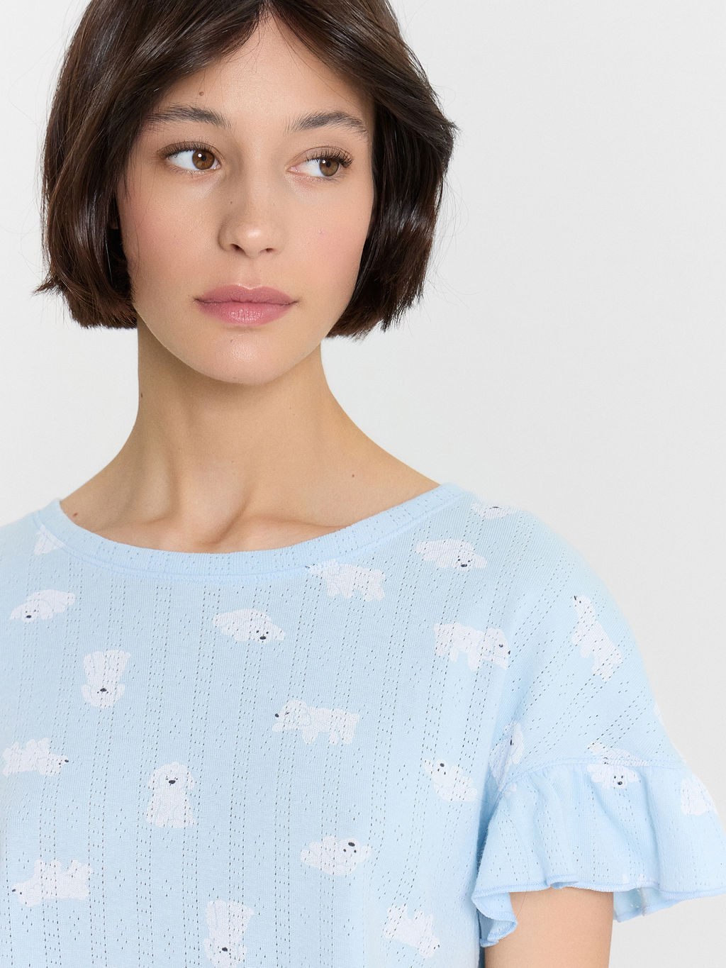 КОМПЛЕКТ ЖЕНСКИЙ (ФУТБОЛКА, ШОРТЫ) - Mark formelle фото 6