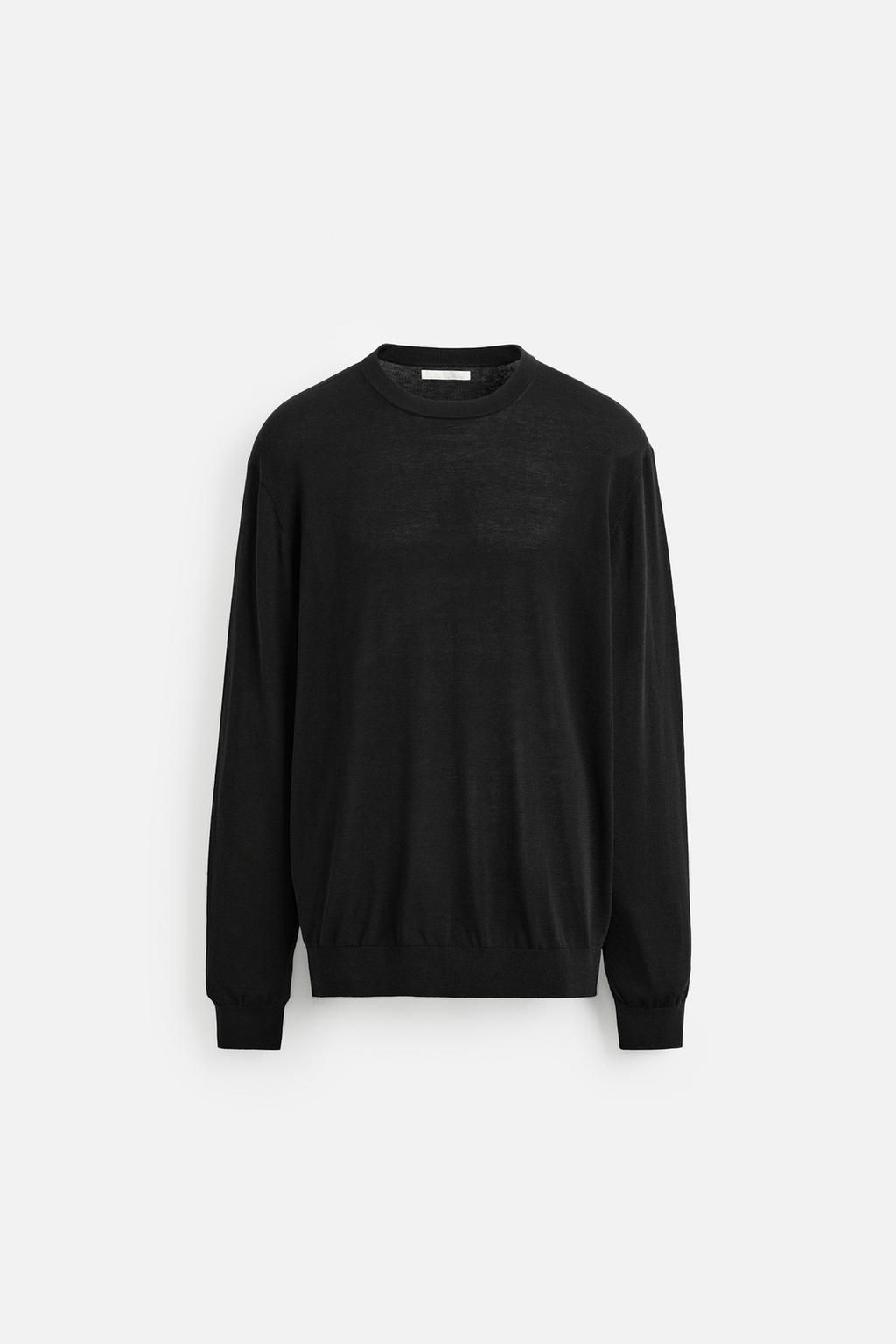 COTTON AND SILK SWEATER - Zara фото 14