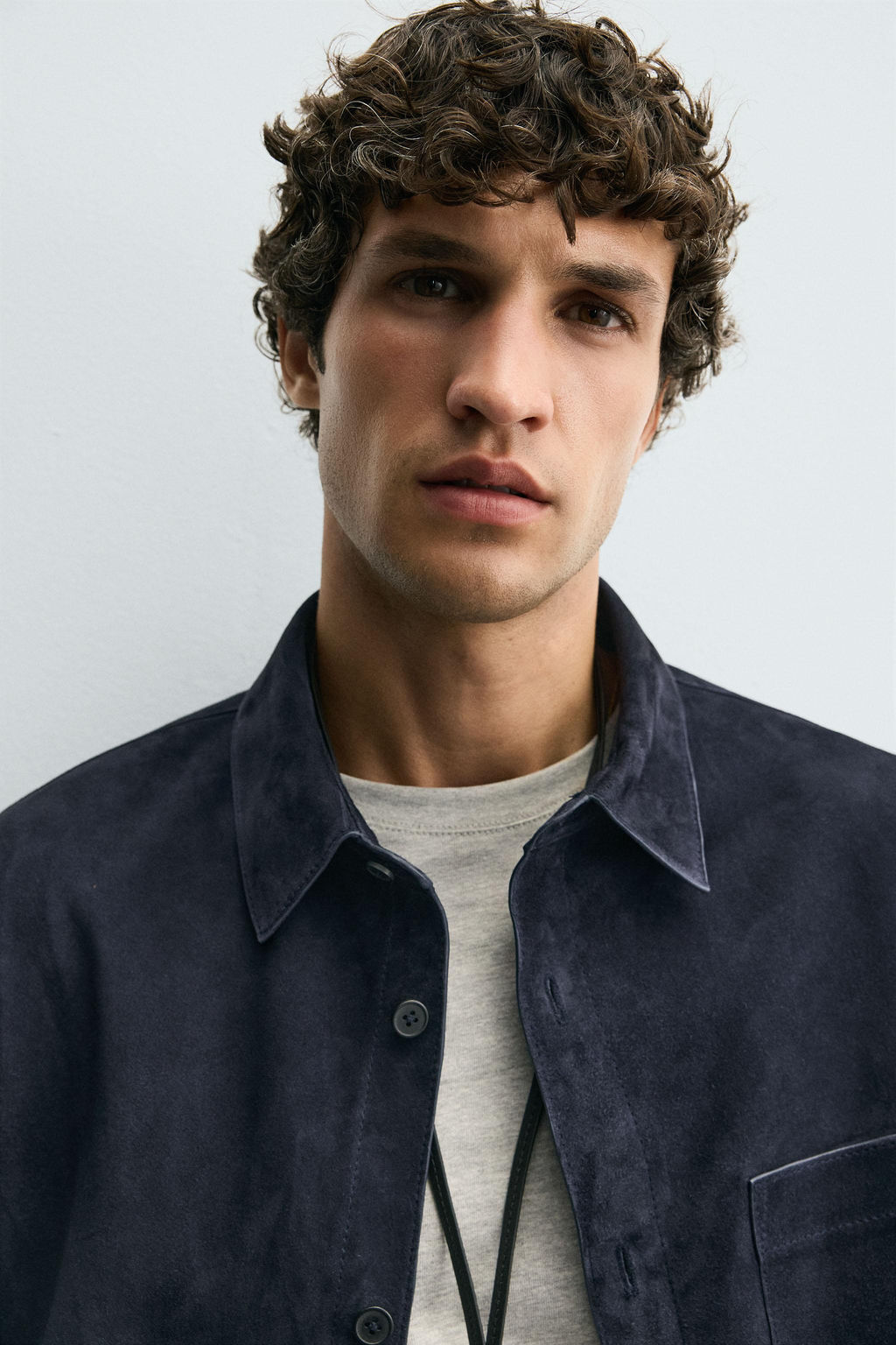 SUEDE LEATHER OVERSHIRT - Zara фото 6