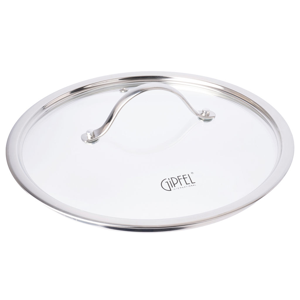 52292 GIPFEL Кастрюля NOVELLA 6,0 л / 24х13,5 см со стеклянной крышкой, с индукционным капсульным дном. Материал: нержавеющая сталь 18/10. Толщина: 0,8мм. Цвет: бежевый  фото 9