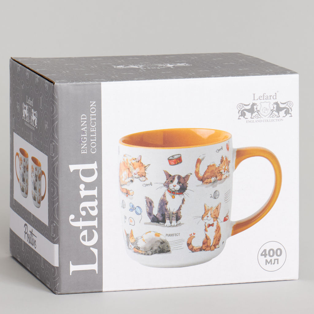 КРУЖКА LEFARD 400МЛ CATS 9.0*5.6*9.3CM  фото 2