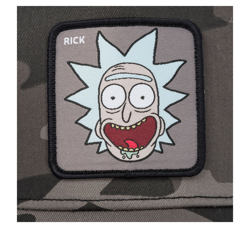 Бейсболка CAPSLAB арт. CL/REM5/1/PCT/RMB Rick and Morty Rick (серый / камуфляж) фото 4