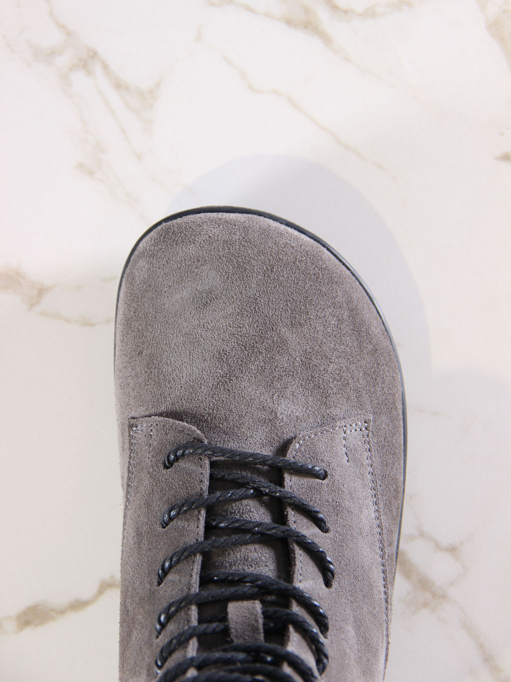 Босоногие ботинки EDART 351.NATAbl.Серый замок замша/шерсть