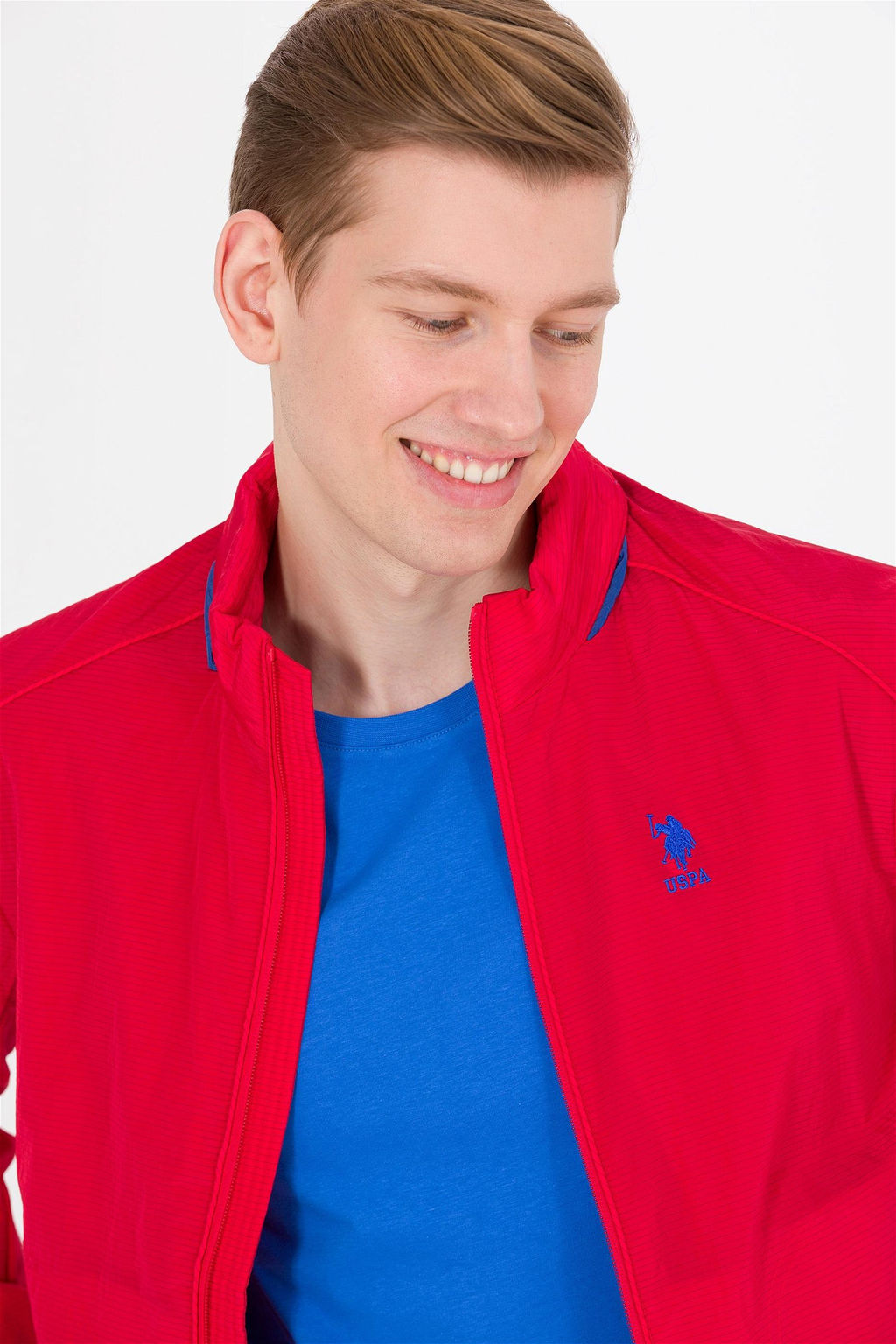 U. S. Polo Assn Мужское красное пальто - U.s. polo assn фото 8