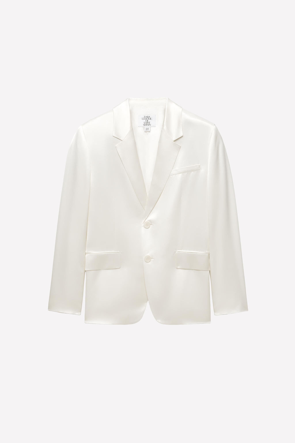 SATIN BLAZER LUDOVIC DE SAINT SERNIN x ZARA  фото 4