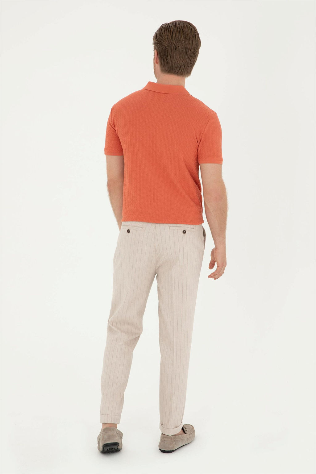 U. S. Polo Assn / Мужские бежевые брюки из плотной ткани - U.s. polo assn фото 4