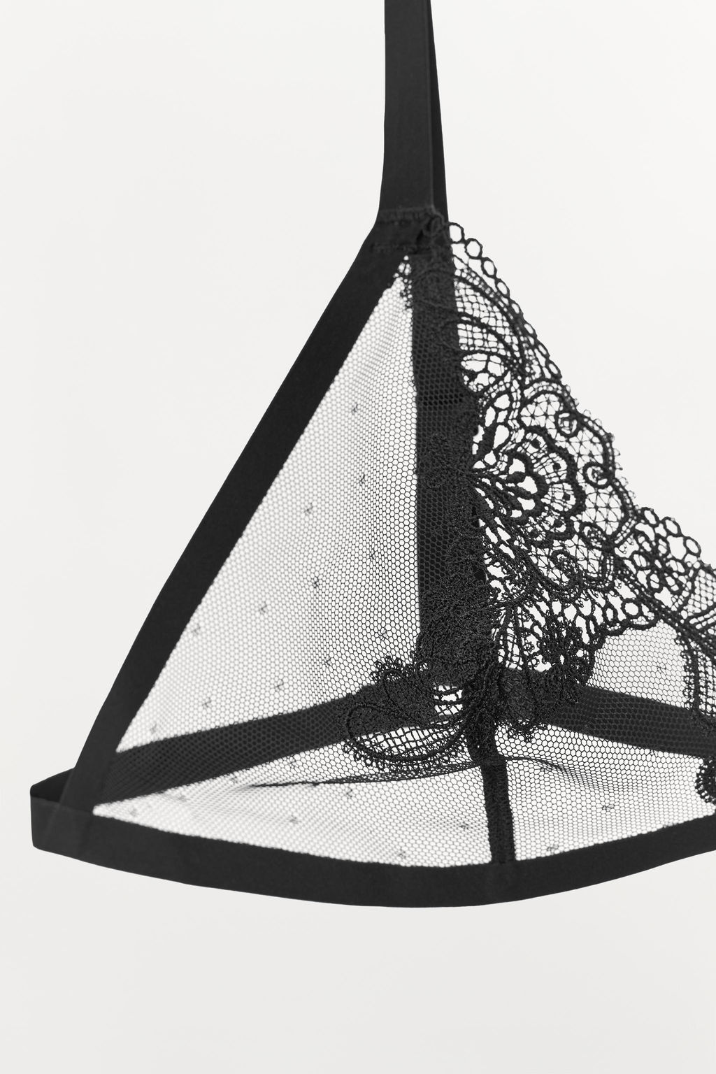 LACE TRIANGLE BRALETTE - Zara фото 6