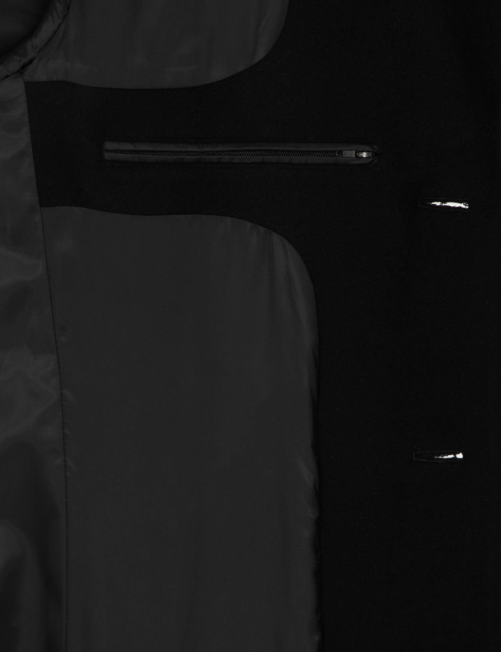 Siyah Ekstra Slim Fit Y_n Kar___ml_ Ka_e Kaban - Pierre cardin фото 6