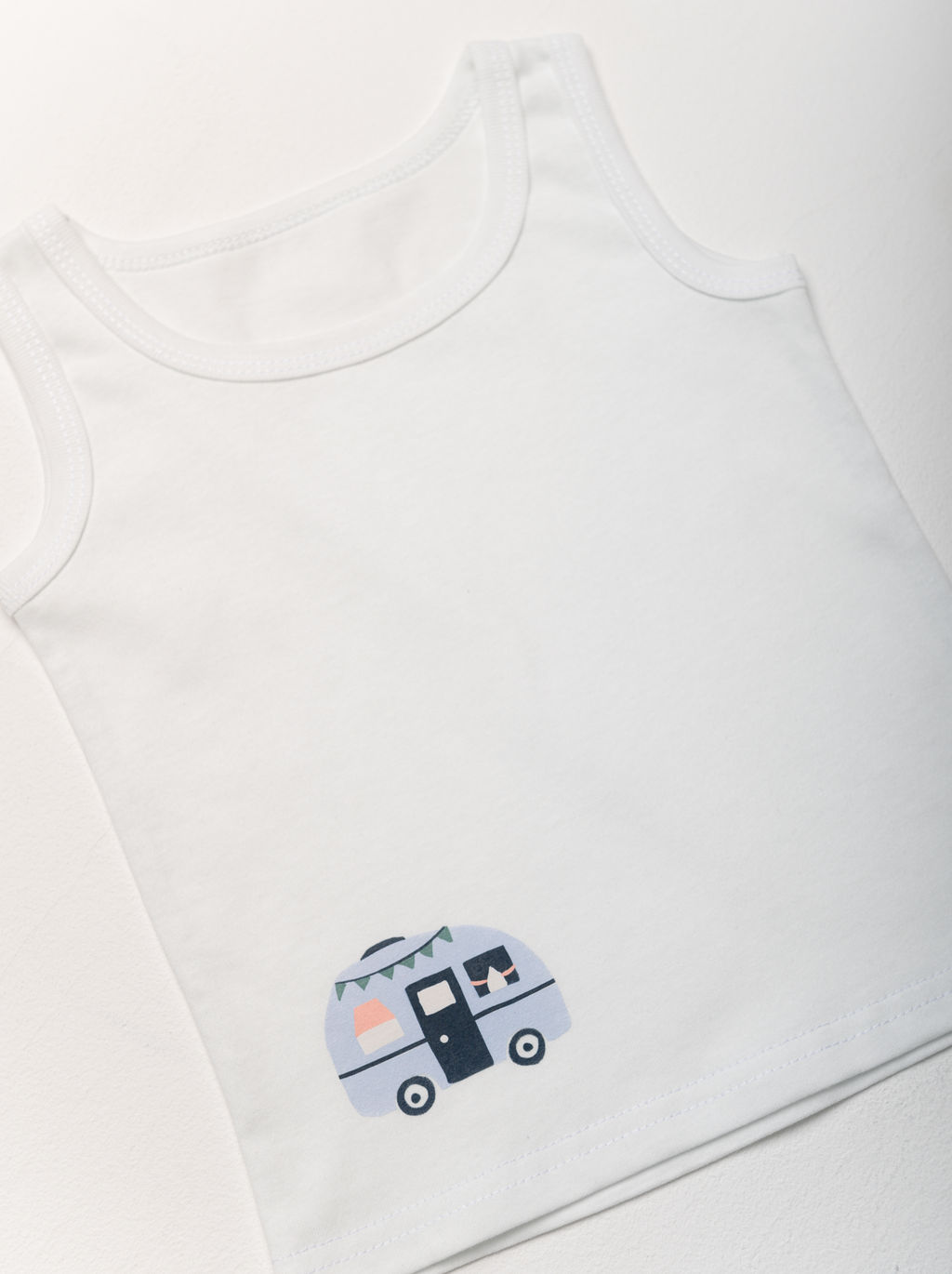 Майка для мальчика 4 шт., бел/мятный, 561