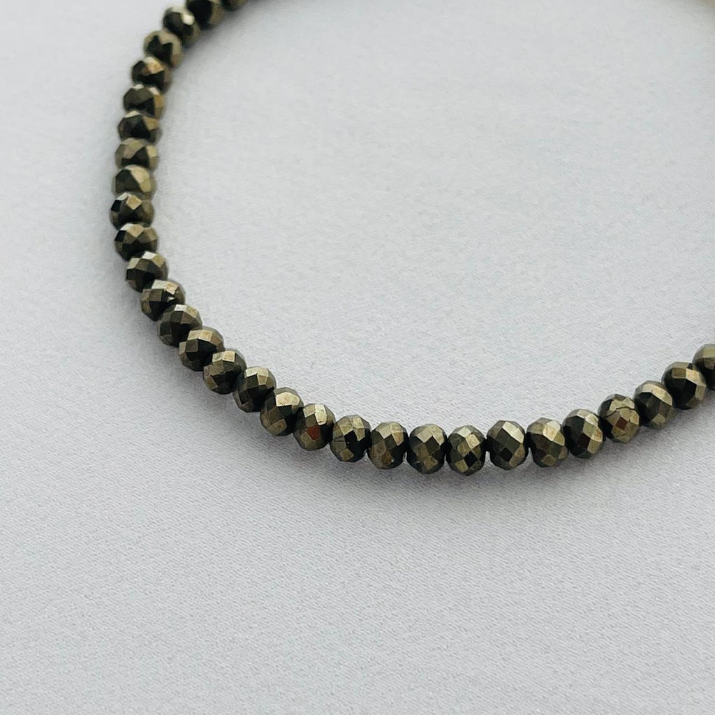 Браслет из Пирита 19 см + - Радуга самоцветов фото 2