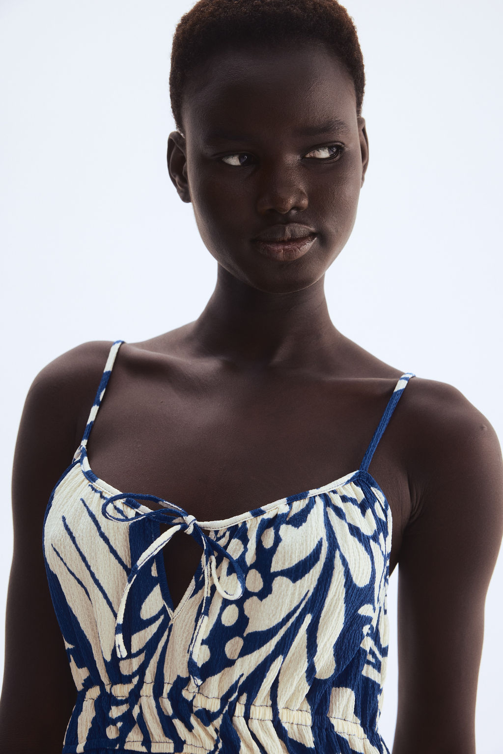 Vestido de punto efecto arrugado - H&m фото 8