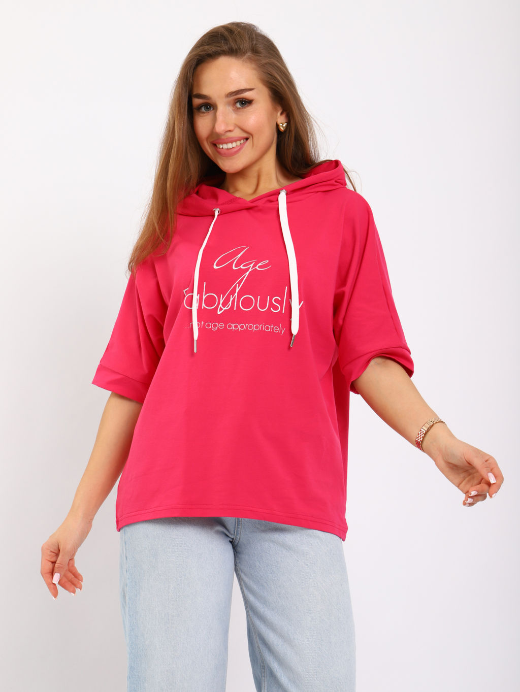 Футболка женская 6-207 (фуксия)