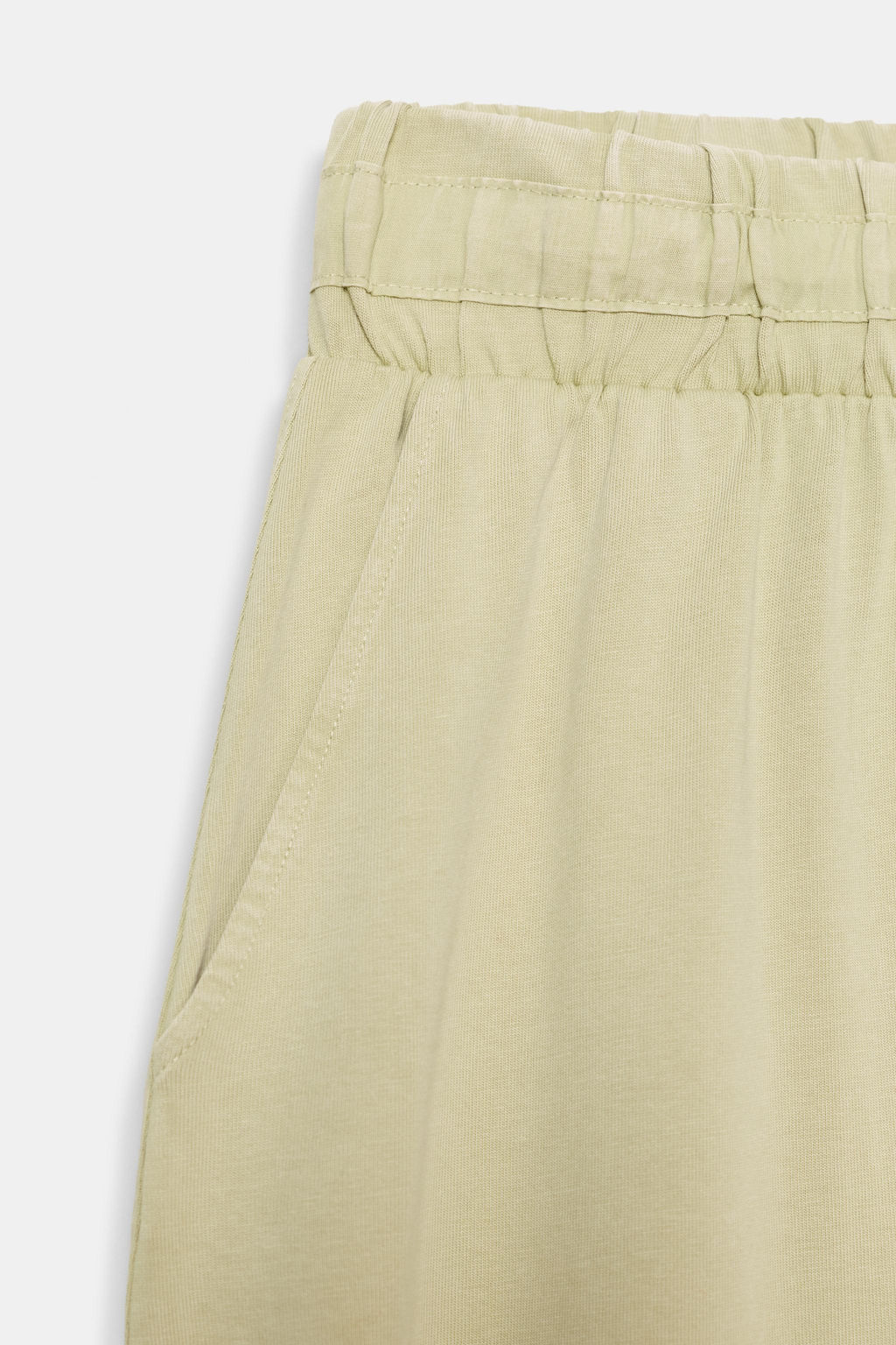PANTAL?N HEAVY COTTON WIDE LEG / Verde claro - Zara фото 7
