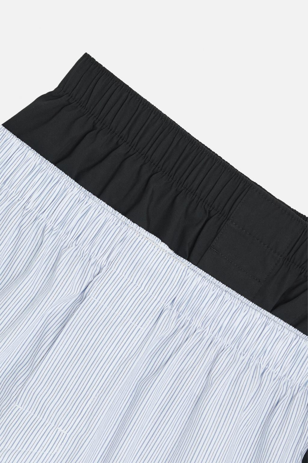 PACK OF 2 CONTRAST POPLIN BOXERS - Zara фото 3