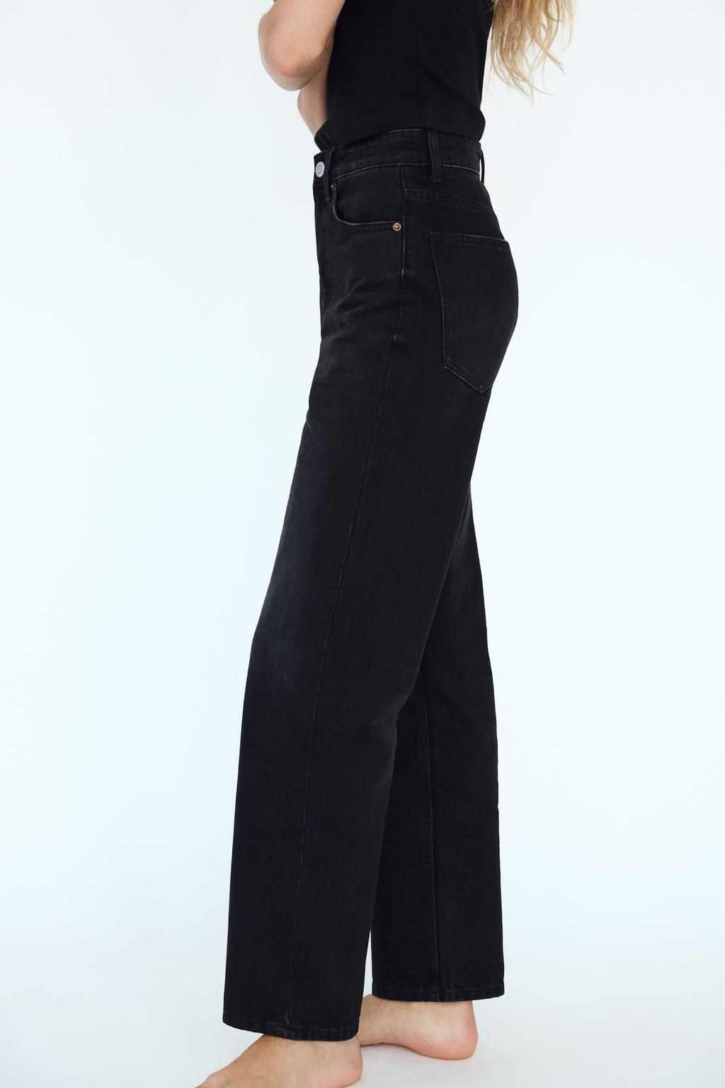 TRF MOM FIT HIGH-WAIST JEANS - Zara фото 4