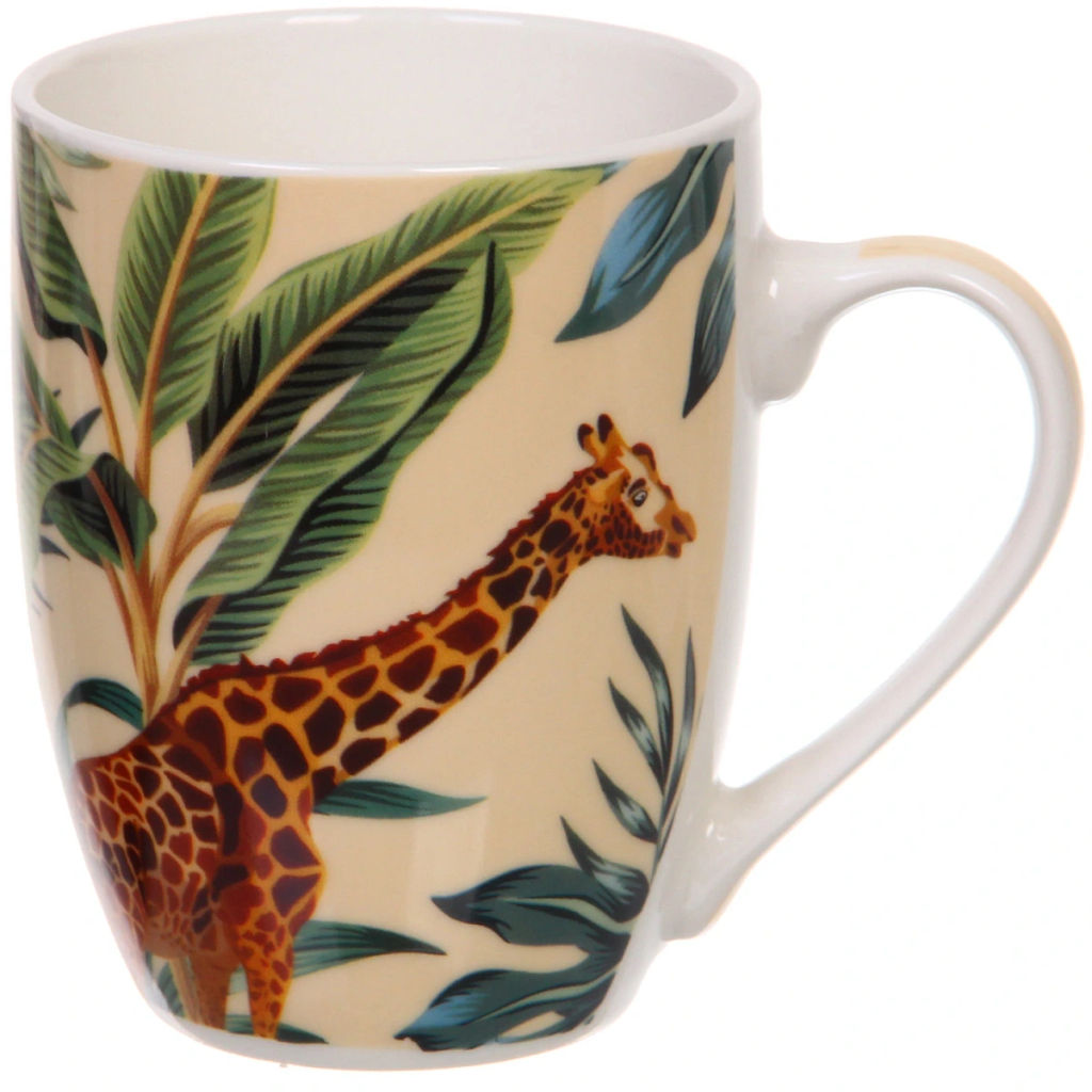 Цена за 2 шт. Кружка керамическая 350мл "Животный мир"