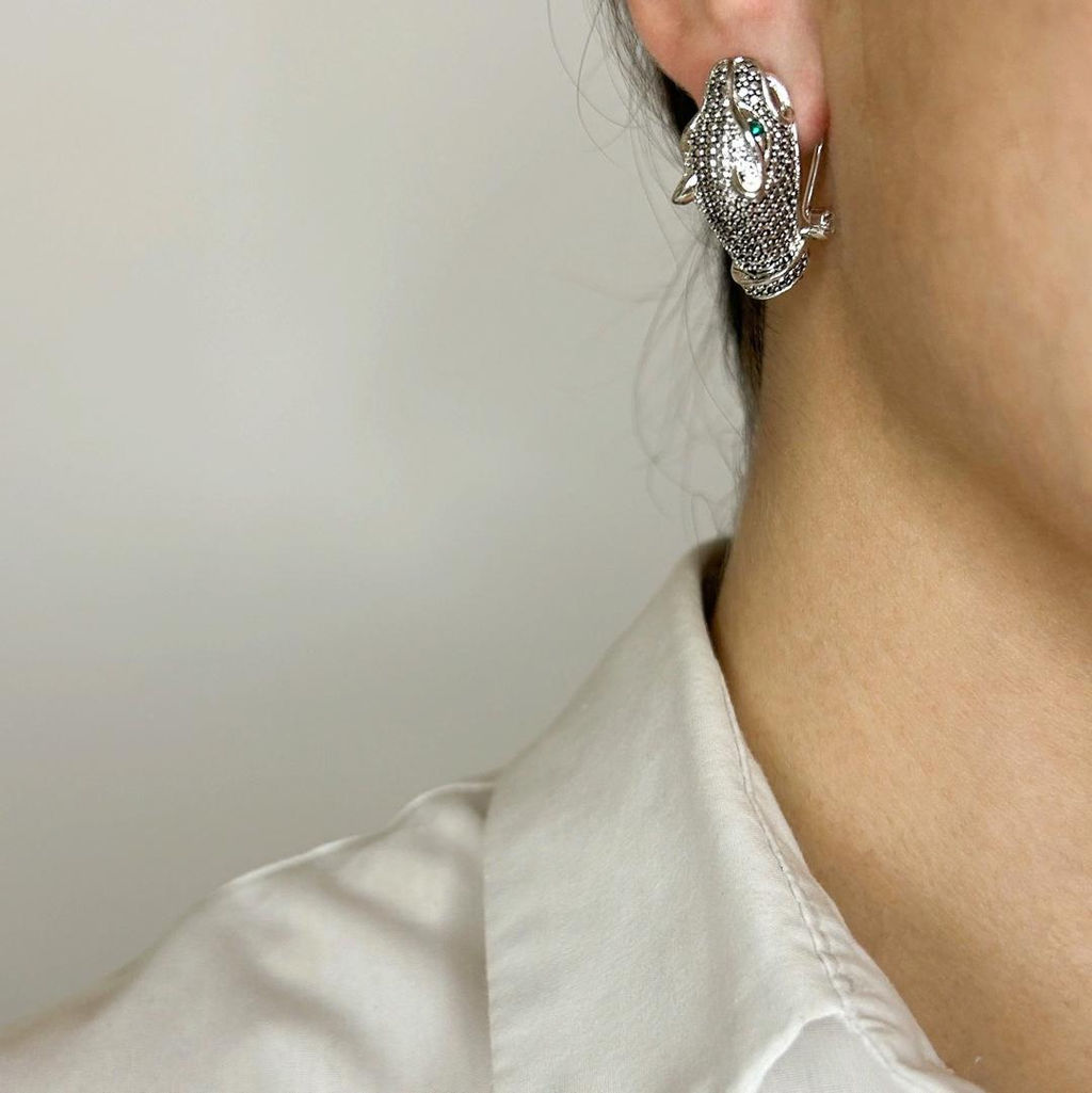 22-503187490 Серьги с итальянским замком - J.prettier фото 2