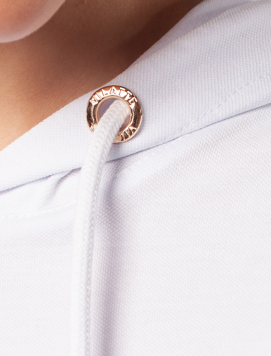 VILATTE / Легкое худи из трикотажа пике  фото 2