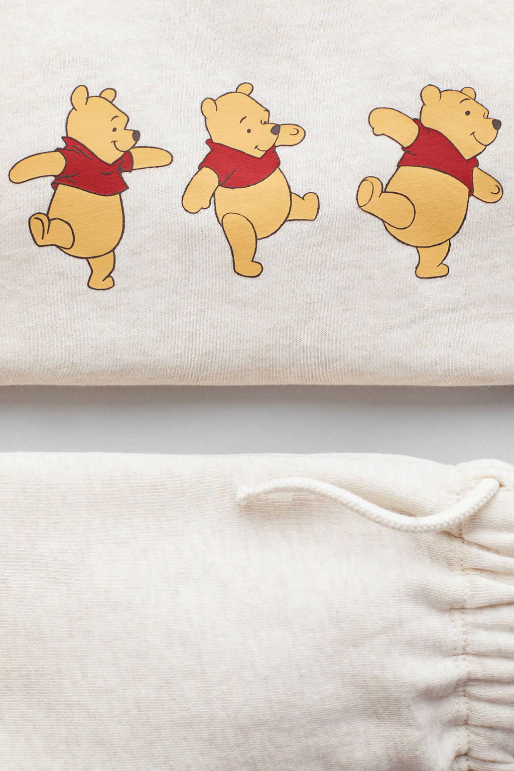 Conjunto estampado de 2 piezas en tejido sudadera