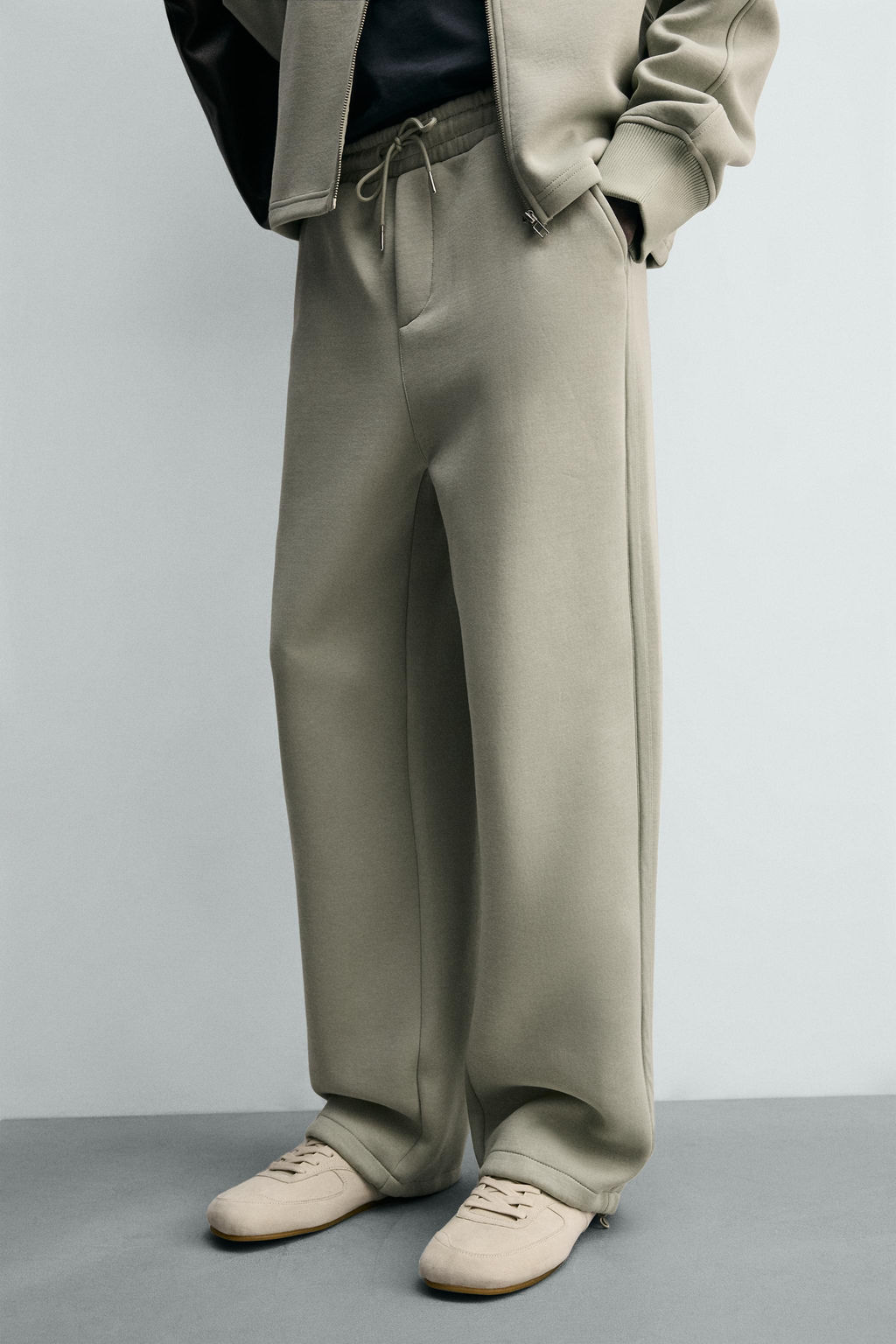 PANTAL?N JOGGER INTERLOCK RELAXED FIT / Menta - Zara фото 5