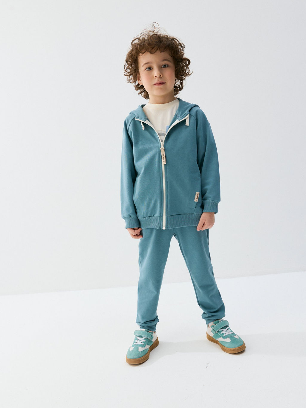 Толстовка облегченная Зеленая дымка - Bungly фото 4