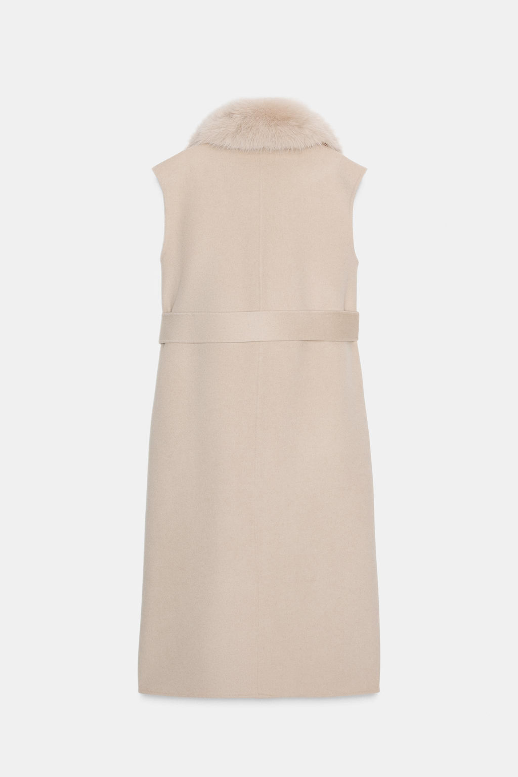 ZW COLLECTION FAUX FUR COLLAR WAISTCOAT - Zara фото 10