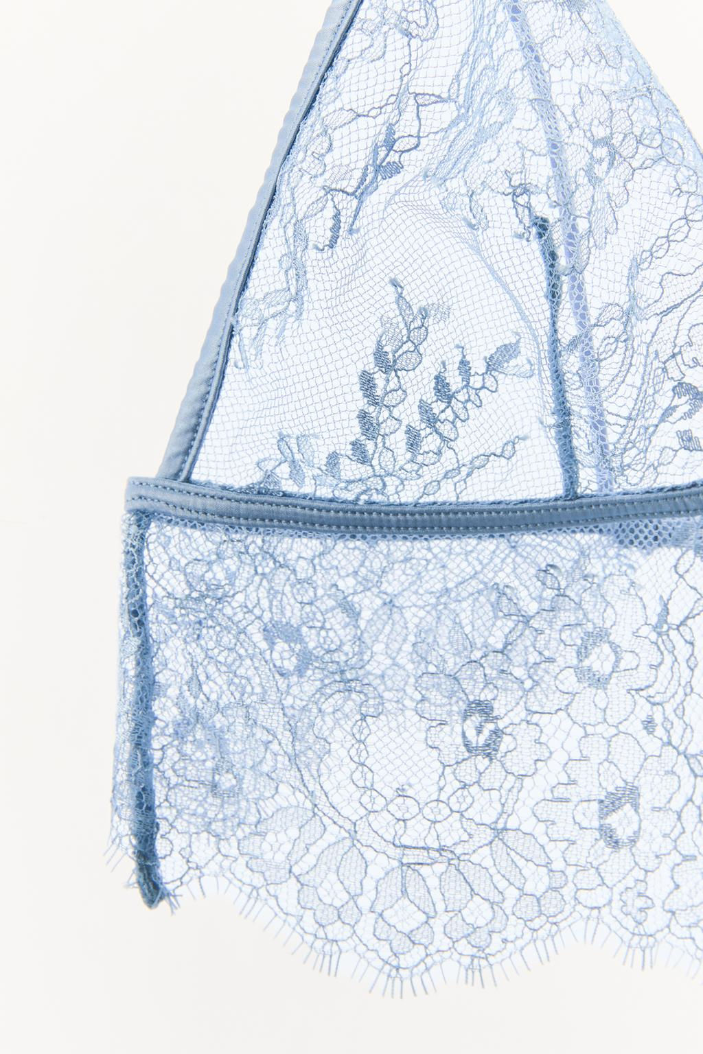 LACE TRIANGLE BRALETTE - Zara фото 6