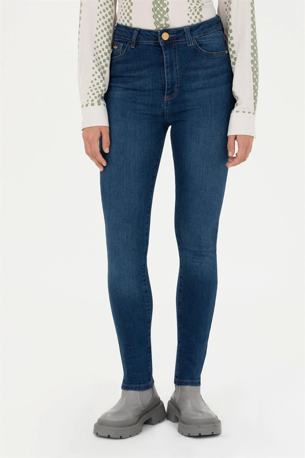 Женские темно-синие джинсовые брюки - U.s. polo assn фото 2