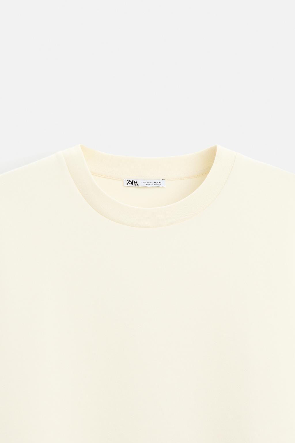 EMBOSSED PRINT T-SHIRT - Zara фото 9