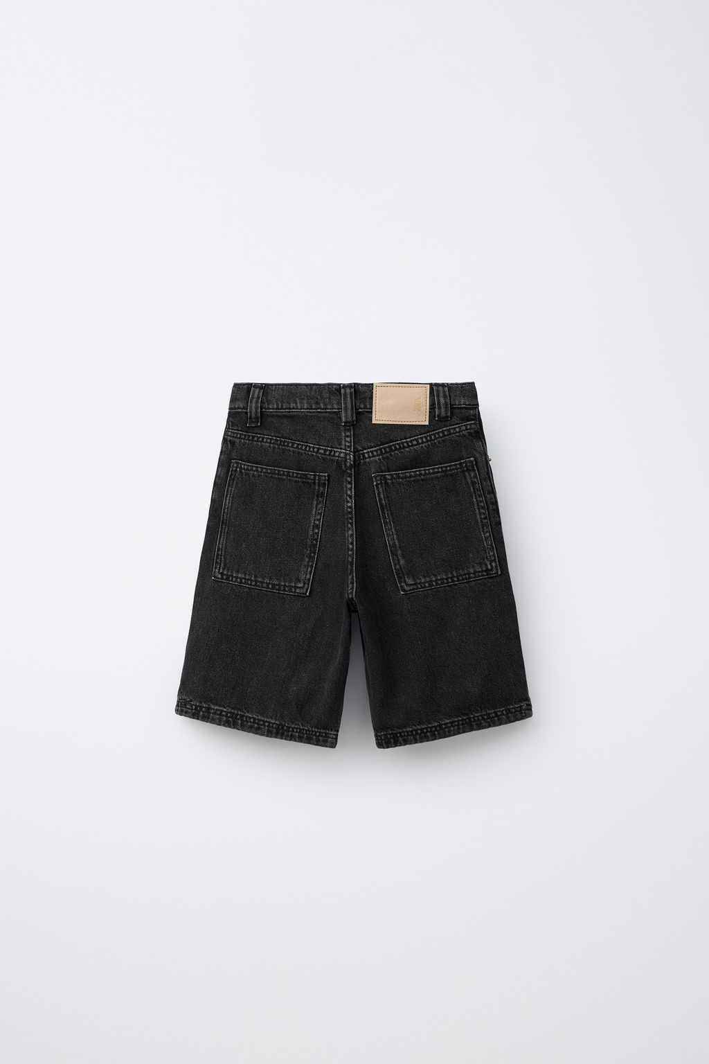 BERMUDA DENIM RELAXED BAGGY / Negro - Zara фото 2