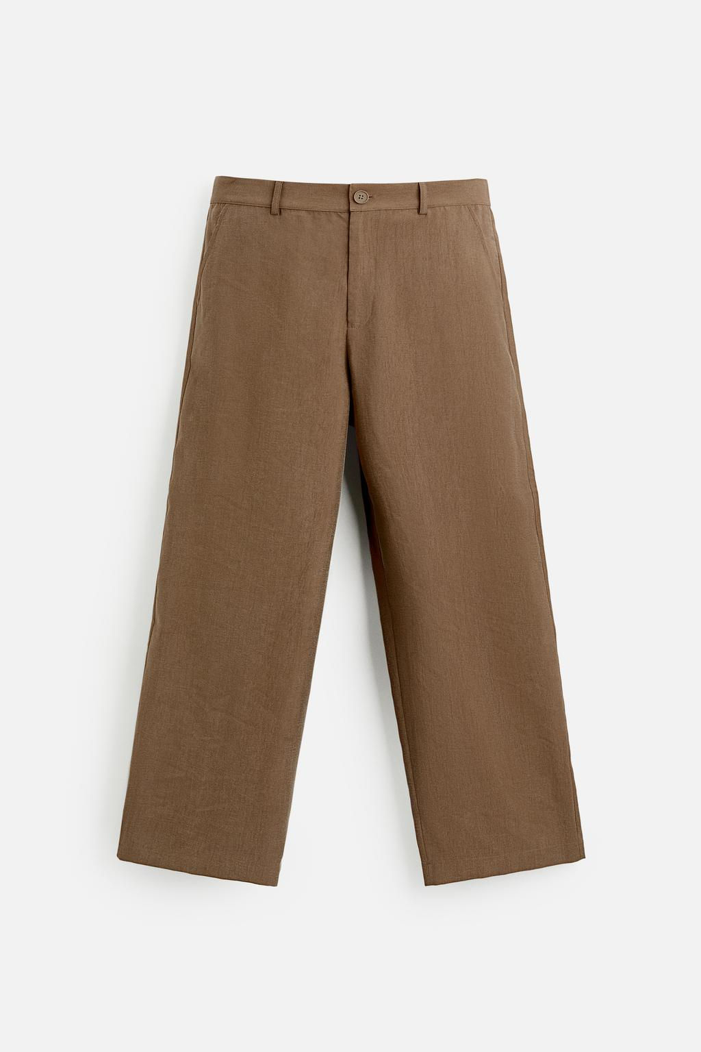 STRAIGHT-LEG FLOWING TROUSERS - Zara фото 7