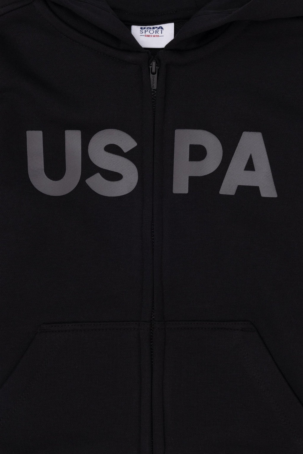 Черный базовый свитшот для мальчика - U.s. polo assn фото 3