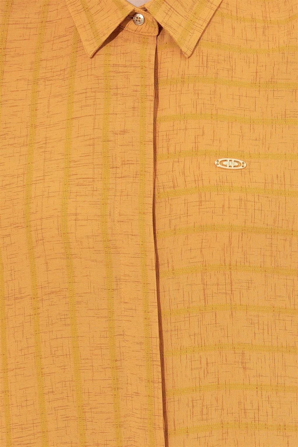 Женская шафрановая рубашка с длинным рукавом Неожиданная скидка в корзине - U.s. polo assn фото 6