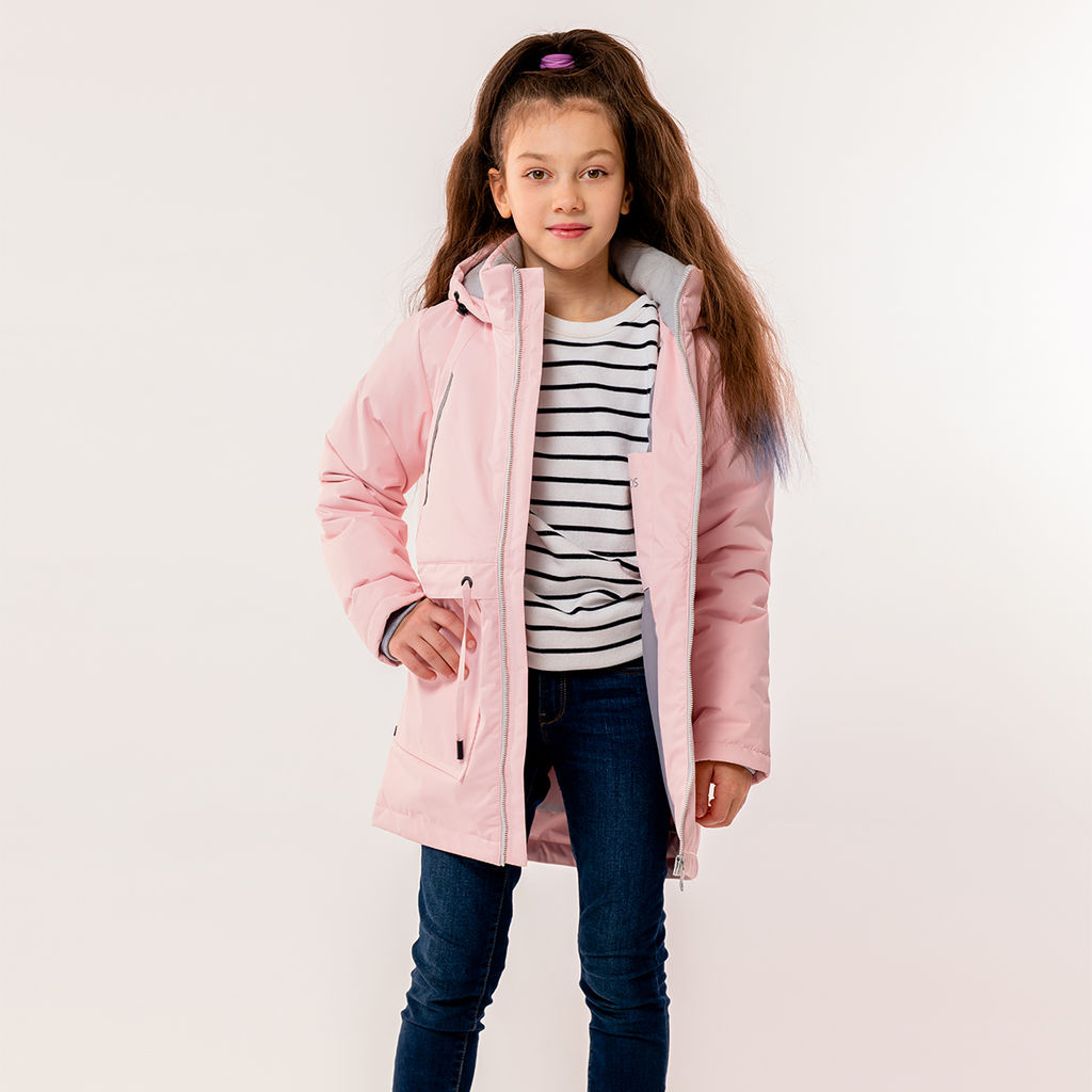 RODOS Куртка для девочки мембрана демисезон М-273 Голубой  фото 18