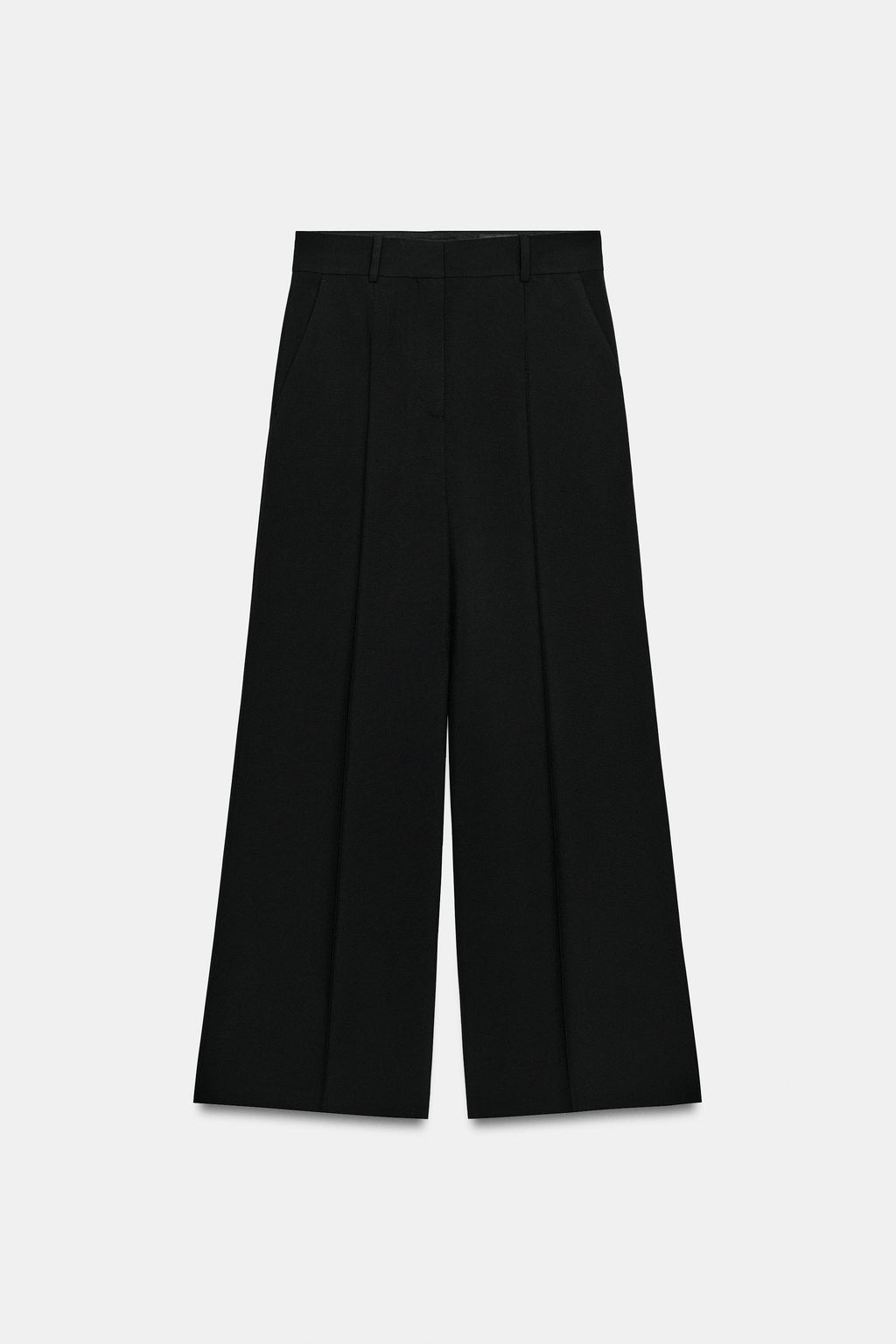PANTAL?N RECTO NERVIO ZW COLLECTION / Negro