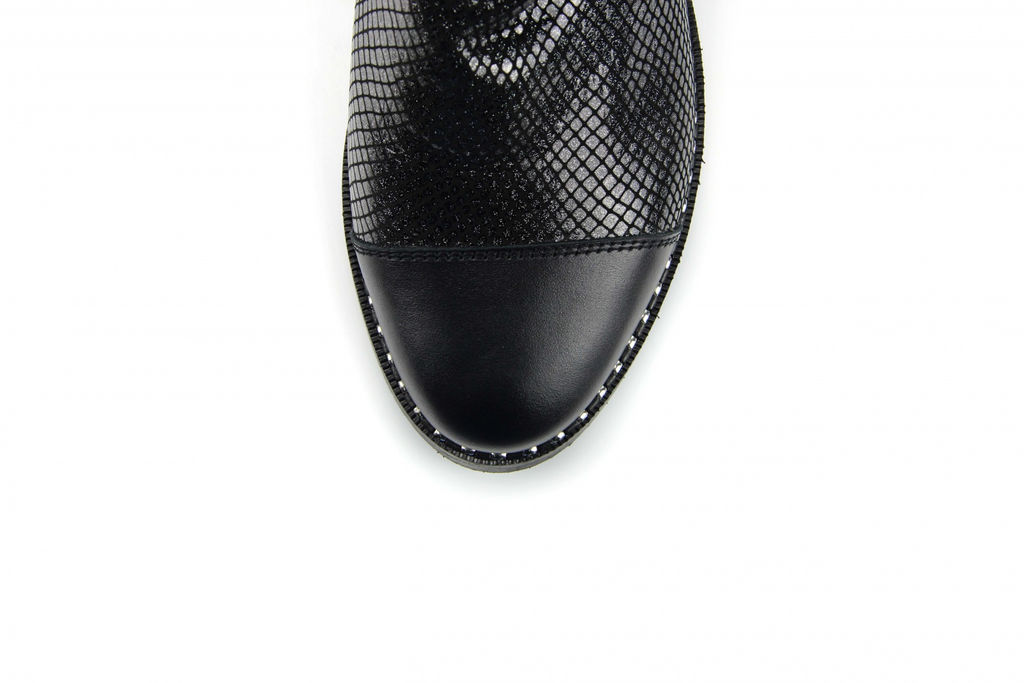 Ботинки 233.vena.black-eng/Шерсть