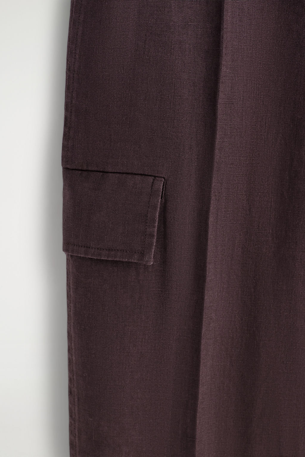 PANTAL?N DE LINO BARREL LEG CON CINTUR?N - H&m фото 11